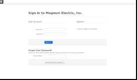 
							         Employee Portal - Magnum Electric, Inc.								  
							    