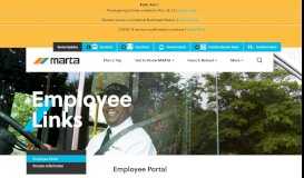 
							         Employee Portal - MARTA								  
							    