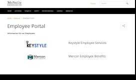 
							         Employee Portal - McNally Contractors								  
							    