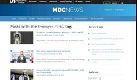 
							         Employee Portal | MDC News								  
							    