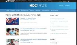 
							         Employee Portal | MDC News | Page 4								  
							    
