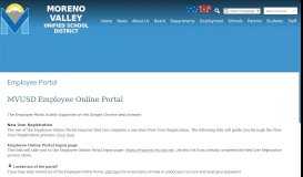 
							         Employee Portal - Miscellaneous - Moreno Valley Unified School District								  
							    