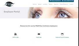 
							         Employee Portal - M&M Eye Institute								  
							    