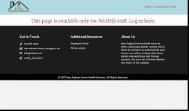 
							         Employee Portal - New England Home Health Services								  
							    