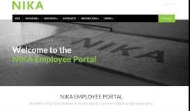 
							         Employee Portal - NIKA								  
							    