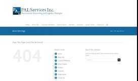 
							         Employee Portal - PAL Services Inc								  
							    