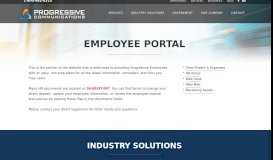
							         Employee Portal - Progressive Communications								  
							    