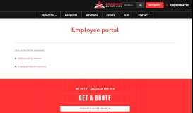 
							         Employee portal - Reece's Event Hire								  
							    
