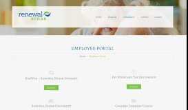 
							         Employee Portal – Renewal Rehab								  
							    