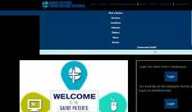 
							         Employee Portal | Saint Peter's HealthCare System | Saint ...								  
							    