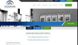 
							         Employee Portal - | Sizemore Inc.								  
							    