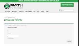 
							         Employee Portal - Smith System								  
							    