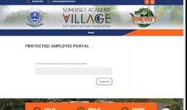 
							         Employee Portal | Somerset Academy Village								  
							    