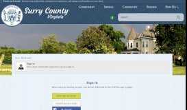 
							         Employee Portal - Surry County, VA								  
							    