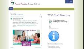 
							         Employee Portal - Tigard-Tualatin School District								  
							    
