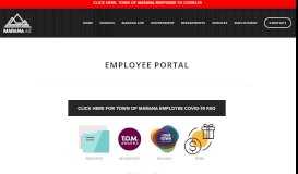 
							         Employee Portal — Town of Marana								  
							    