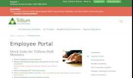 
							         Employee Portal | Trillium Health Resources								  
							    