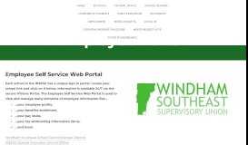 
							         Employee Portal - Windham Southeast Supervisory Union								  
							    