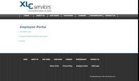 
							         Employee Portal - XLC Services								  
							    