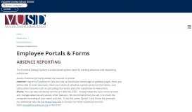 
							         Employee Portals & Forms - Vacaville Unified School District								  
							    