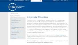 
							         Employee Relations - SUNY								  
							    