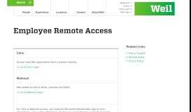 
							         Employee Remote Access - Weil, Gotshal & Manges LLP								  
							    
