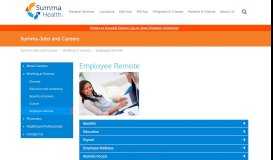 
							         Employee Remote - Summa Health								  
							    