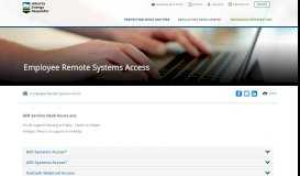 
							         Employee Remote Systems Access - AER								  
							    