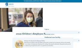 
							         Employee Resources | Arkansas Children's								  
							    