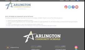 
							         EMPLOYEE RESOURCES - Arlington Community Schools								  
							    