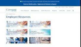 
							         Employee Resources | Covenant Health								  
							    