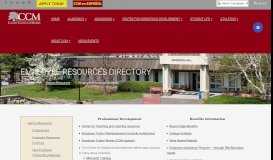 
							         Employee Resources Directory - County College of Morris								  
							    