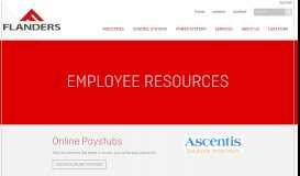
							         Employee Resources - FLANDERS								  
							    