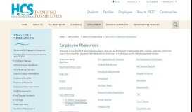 
							         Employee Resources - Horry County Schools								  
							    