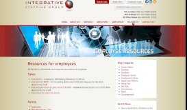
							         Employee Resources - Integrative Staffing Group								  
							    