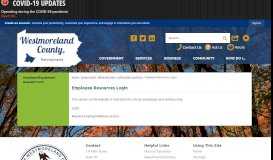 
							         Employee Resources Login | Westmoreland County, PA - Official ...								  
							    