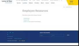 
							         Employee Resources | Lone Star Circle of Care								  
							    