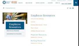 
							         Employee Resources | Meadville Hospital - Meadville Medical Center								  
							    