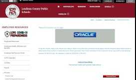 
							         Employee Resources / Oracle System Access - Loudoun County ...								  
							    