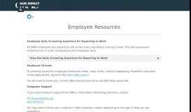 
							         Employee Resources | ORAU								  
							    