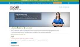 
							         Employee Resources | OSF HealthCare								  
							    