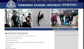 
							         Employee Resources - Paramus Public Schools								  
							    