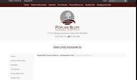 
							         Employee Resources - Poplar Bluff School District								  
							    