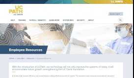 
							         Employee Resources - UCPath Davis - UC Davis								  
							    