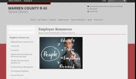 
							         Employee Resources - Warren County R-III School District								  
							    