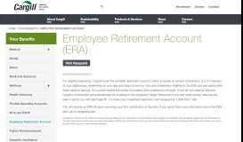 
							         Employee Retirement Account (ERA) | Cargill								  
							    