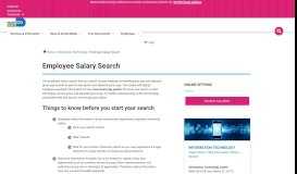 
							         Employee Salary Search - Miami-Dade County								  
							    