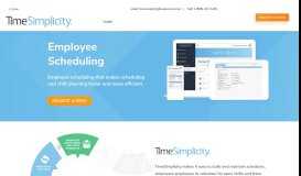 
							         Employee Scheduling - TimeSimplicity								  
							    