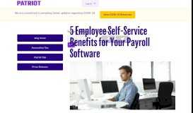 
							         Employee Self-Service | 5 Benefits of ESS for Payroll Software								  
							    