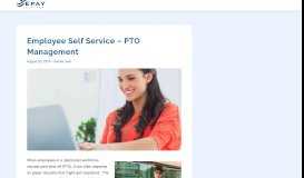 
							         Employee Self Service and PTO Management - EPAY Systems								  
							    